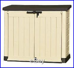 Keter Max Extra Large Outdoor Plastic Garden Home Storage Shed Bins Tools Bikes