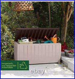 Keter Novel Outdoor Garden Plastic Storage Box 340L (2-Yr Warranty)