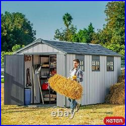 Keter Oakland 7ft 6 x 15ft 7 (2.3 x 4.7m) Garden Storage Durable Shed New