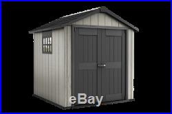 Keter Oakland Shed Garden Storage 7.5ft x 7, 7.5ft x 9, 7.5ft x 11, 11.5ft x 7
