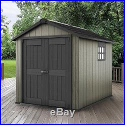Keter Plastic Garden Storage Shed 7ft6 x 9ft4 Composite 10 Year Guarantee NEW