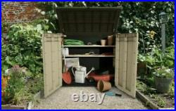 Keter Store-It Out Arc Outdoor Garden Storage Box Shed 1200L