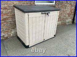 Keter Store It Out Large Garden Storage Unit Shed Plastic Weatherproof Bike Tool