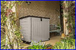 Keter Store It Out MAX 1200l Garden Lockable Storage Box Shed Outside, Bin, Tool