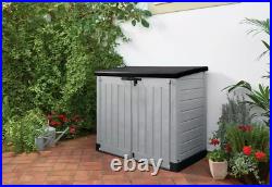 Keter Store It Out Max 1200L Outdoor Garden Storage Box & Wheelie Bin Store
