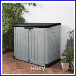 Keter Store It Out Max 1200L Outdoor Garden & Wheelie Bin Storage Box Shed -Grey
