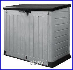 Keter Store It Out Max 1200L Outdoor Garden & Wheelie Bin Storage Box Shed -Grey