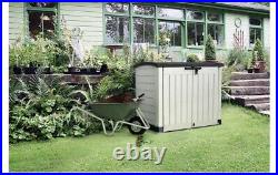 Keter Store It Out Max 5x4ft Wheelie Bin Garden Storage Shed 1200L2-Yr Guarante