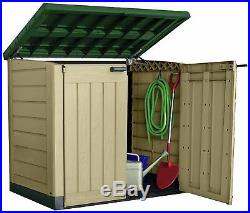 Keter Store It Out Max Garden Lockable Storage Box 1200 Litre Beige/Green