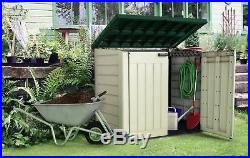 Keter Store It Out Max Garden Lockable Storage Box 1200 Litre Beige/Green