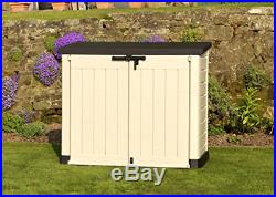 Keter Store It Out Max Outdoor Plastic Garden Storage Shed, 145.5 x 82 x 125 cm