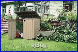 Keter Store-It Out Max Outdoor Plastic Garden Storage Shed Beige n Brown Useful