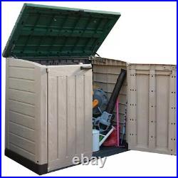 Keter Store-It Out Max Outdoor Plastic Garden Storage Shed GREEN Lid Lockable
