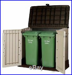 Keter Store It Out Midi 845L Outdoor Plastic Beige/Brown Garden Storage Box Shed