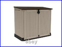 Keter Store It Out Midi Garden Storage Box-Beige Brown 880L