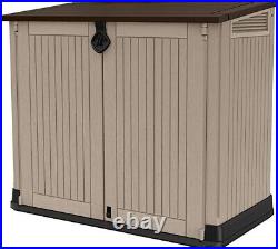 Keter Store-It Out Midi Garden Storage Shed, Beige and Brown, 130 x 74 x 110 cm