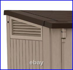Keter Store It Out Midi Outdoor Garden Storage Shed 880L- Beige&Brown