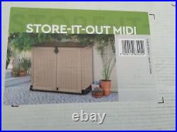 Keter Store-It-Out Midi Outdoor Plastic Garden Storage Shed 880 litres