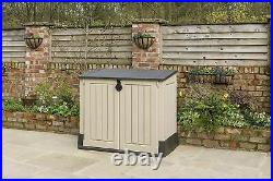 Keter Store It Out Midi Outdoor Plastic Garden Storage Shed Beige/Brown