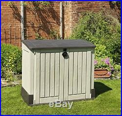 Keter Store It Out Midi Plastic Garden Storage Shed Box Outdoor Patio Cabinet