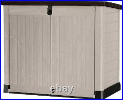 Keter Store It Out Pro, Outdoor Storage Unit, Beige/Brown