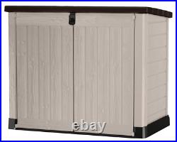 Keter Store It Out Pro, Outdoor Storage Unit, Beige/Brown LARGE 1200L