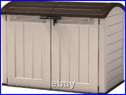 Keter Store It Out Ultra 2000L Outdoor Garden & Bike Storage Shed Beige /
