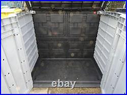 Keter Store-it-Out Ace Garden Bin Storage Shed 1200L Grey Damaged
