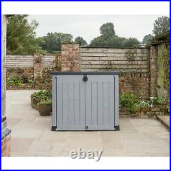 Keter Store it Out Ace Max 1200L Garden Storage Box Shed Grey