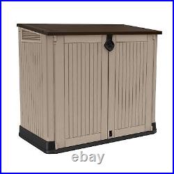 Keter Store-it-Out Midi Garden Storage Shed 880L Beige/Brown New Flat Pack