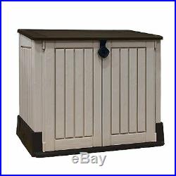 Keter Woodland Midi Store It Out Plastic Storage Shed Lockable Tools Garden