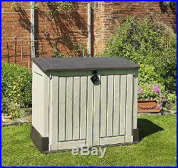 Keter Woodland Midi Store It Out Plastic Storage Shed Lockable Tools Garden