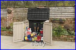 Keter XL Large Storage Shed Garden Outside Bin Tool Store It Out MIDI Lockable