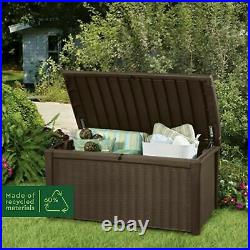 Keter XXL Large Outdoor Storage Lockable Waterproof Box Shed Garden Furniture UK