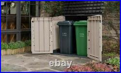 Large Keter Store Garden Lockable 880L Storage Box XL Shed Outside Bin Tool