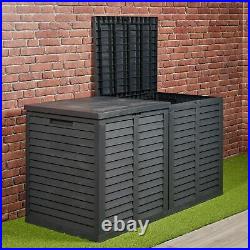 Large Outdoor Garden Patio Storage Box Chest Container 750 Litre, 350L, 300L, 190L