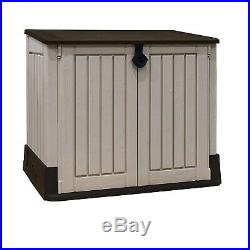 Large Storage Courtyard Shed Outdoor Plastic Garden Storage Store-It Out Bin
