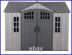 Lifetime 10ft x 8ft / 3 x 2.4 m Durable Outdoor Plastic Garden Storage Shed New
