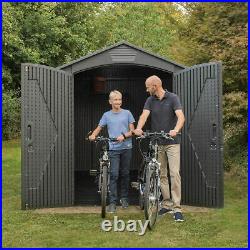 Lifetime 7ft x 12ft (2.1 x 3.7m)garden outdoor Wood Storage Shed UV heavy dut UK