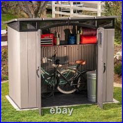 Lifetime 8ft 4 x 5ft 4 / 2.54 x 1.65m Modern Durable Storage Shed 60387U New