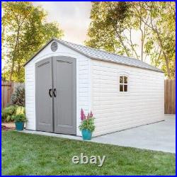 Lifetime 8ft x 15ft (2.4 x 4.5m) Outdoor Storage Shed Model 60075 (RRP £2915)