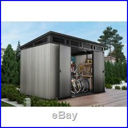 Modern Outdoor Storage Duo Tech Artisan 11ft x 7ft Large Double Door Garden Shed