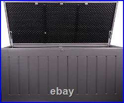 Mrs Hinch 270L / 680L / 830L Outdoor Garden Storage Box Bench Plastic Shed Chest