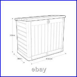 NEW Flat Pack Keter Store-it-Out Ace Outdoor Garden Bin Storage Shed 1200L Grey