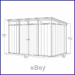 Outdoor Garden 11ft x 7ft Keter Artisan Strong Storage DUOTECH Shed