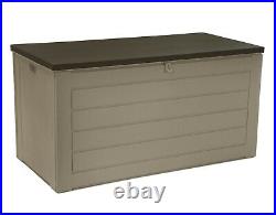 Outdoor Garden Storage Chest Lockable Patio Deck Box Waterproof 800L Spring Hill