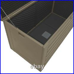 Outdoor Garden Storage Chest Lockable Patio Deck Box Waterproof 800L Spring Hill