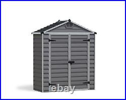 Outdoor Plastic Garden Storage Shed 6x3 ft SkyLight Canopia by Palram