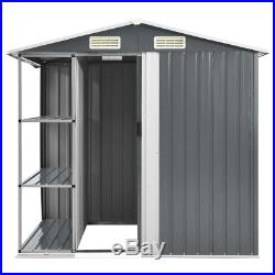 Outdoor Tool Shed Garden Equipment Storage House Building SIDE RACKING SHELVES