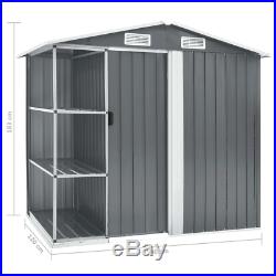 Outdoor Tool Shed Garden Equipment Storage House Building SIDE RACKING SHELVES